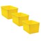 Teacher Created Resources Storage Bin, Plastic, Yellow, 3 PK 20431 - alternate 1